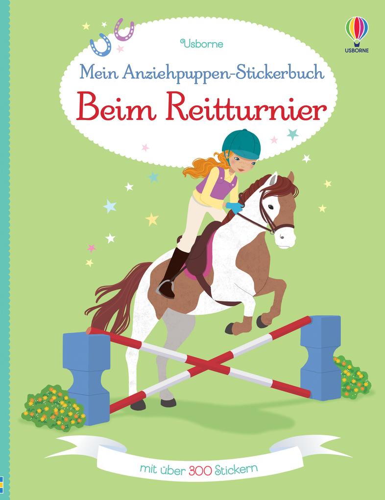 Produktbild: Mein Anziehpuppen-Stickerbuch: Beim Reitturnier | Lucy Bowman
