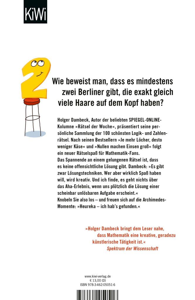 Weitere Ansicht: Kommen drei Logiker in eine Bar... | Holger Dambeck
