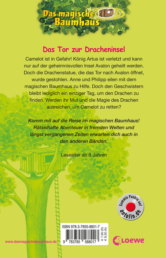 Weitere Ansicht: Das magische Baumhaus 53. Das Tor zur Dracheninsel | Mary Pope Osborne
