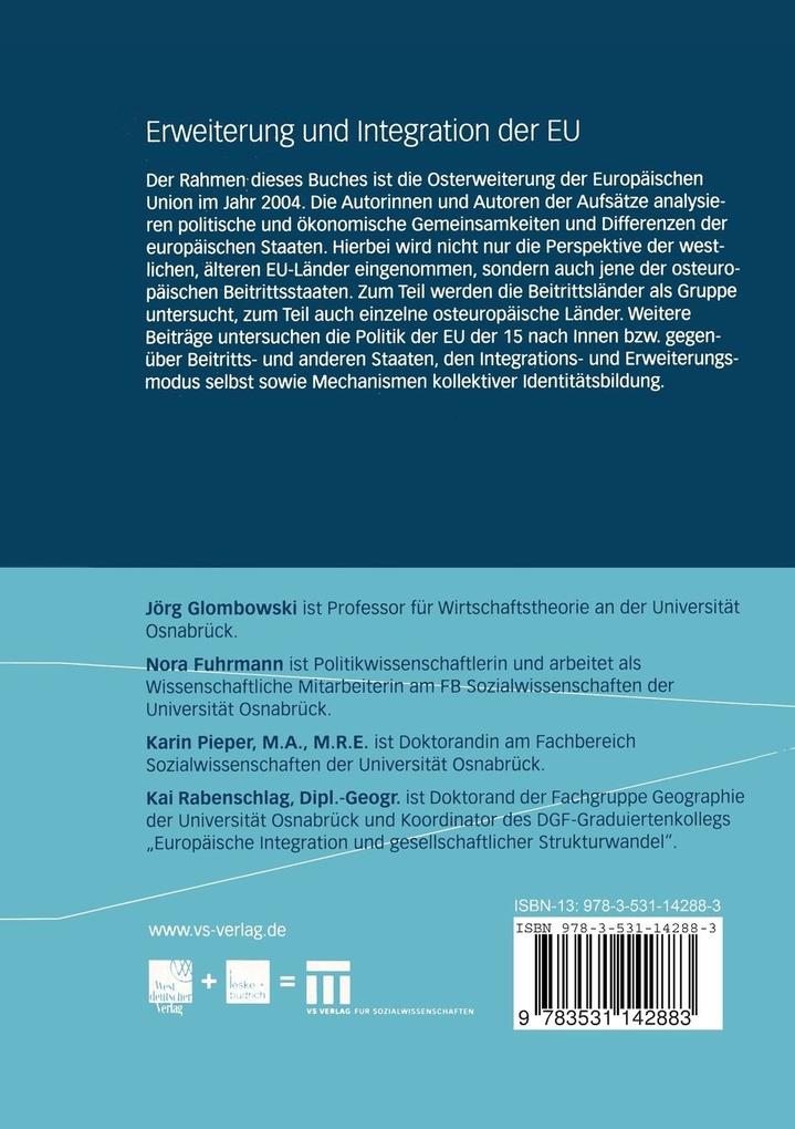 Weitere Ansicht: Erweiterung und Integration der EU