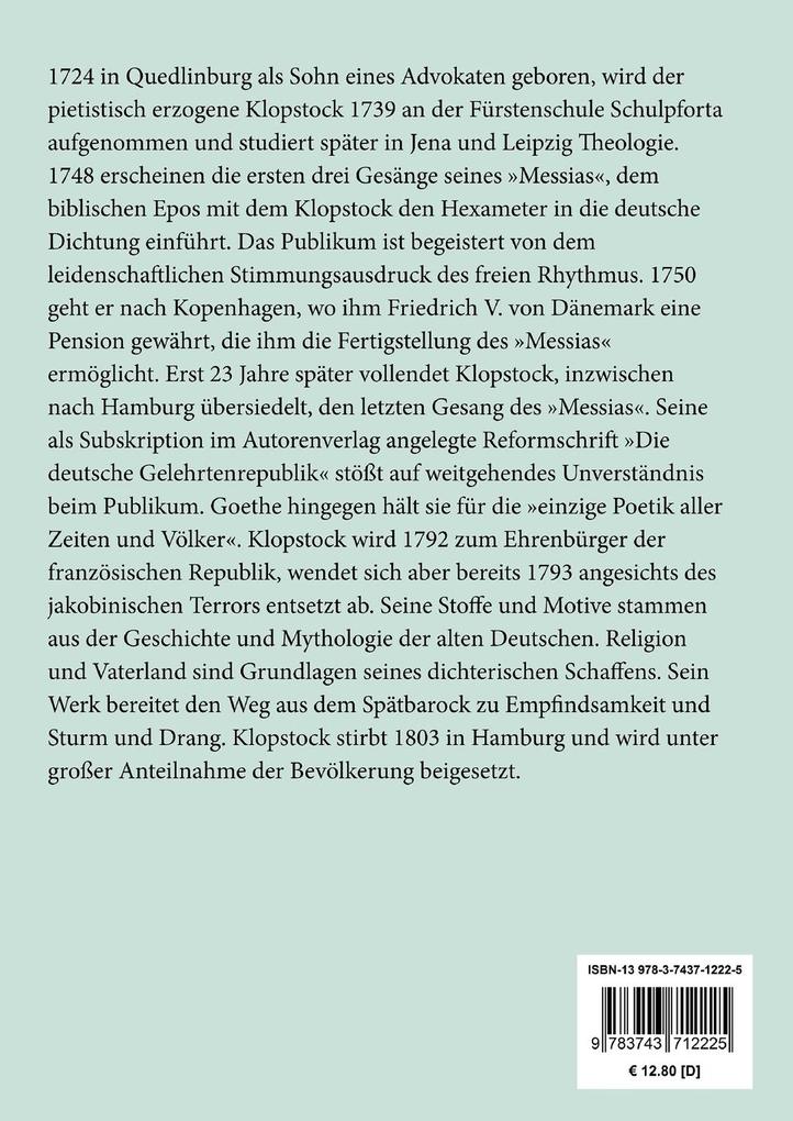 Weitere Ansicht: Der Messias | Friedrich Gottlieb Klopstock