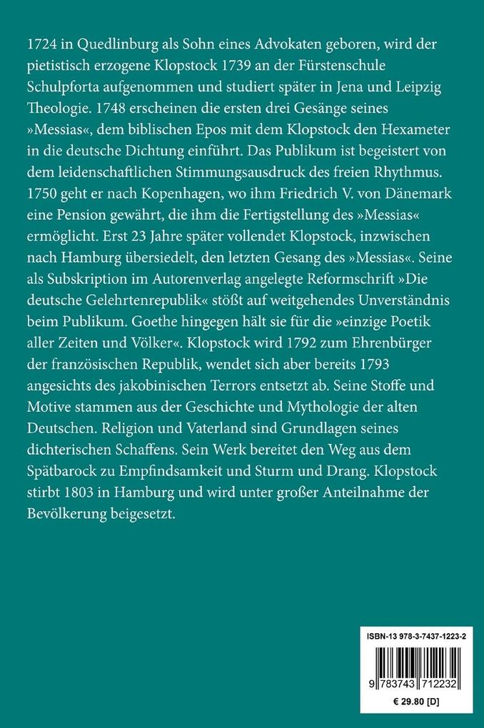 Weitere Ansicht: Der Messias | Friedrich Gottlieb Klopstock