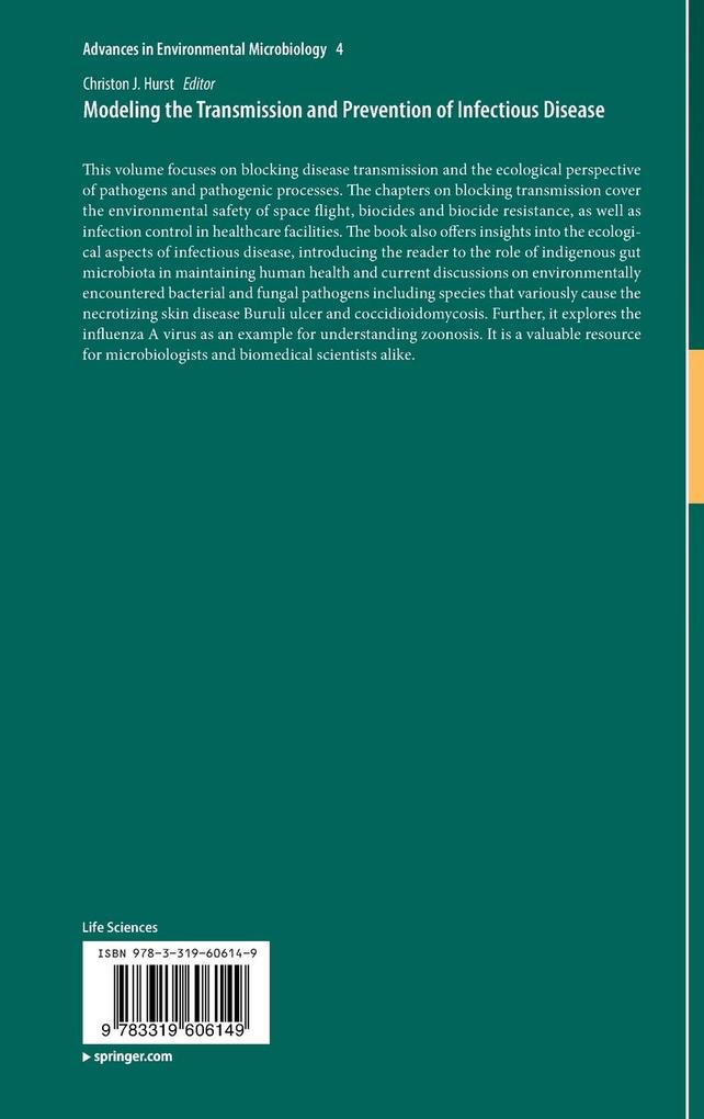 Weitere Ansicht: Modeling the Transmission and Prevention of Infectious Disease