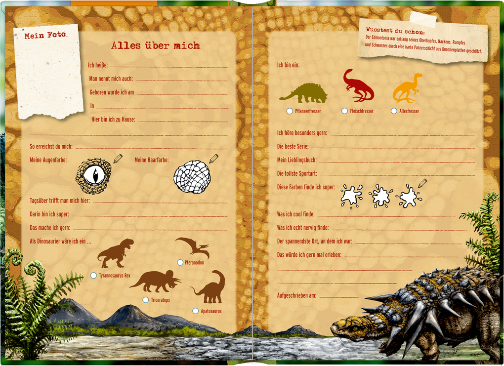 Weitere Ansicht: Freundebuch - T-Rex World - Meine Freunde