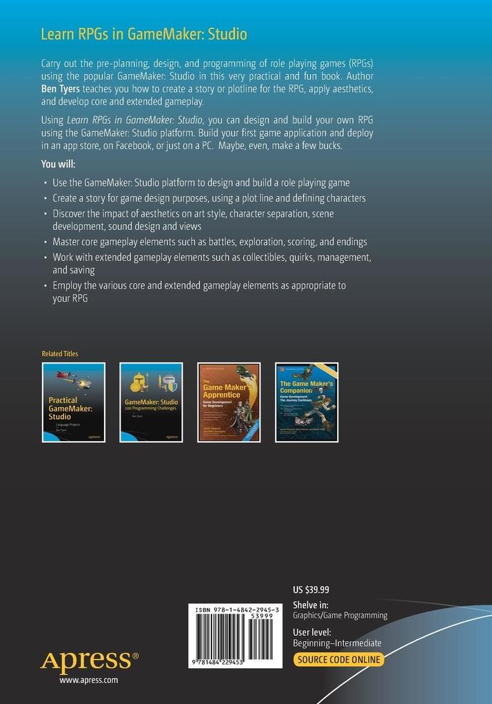 Weitere Ansicht: Learn RPGs in GameMaker: Studio | Ben Tyers