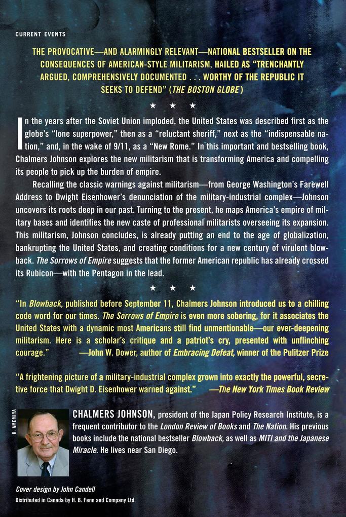 Weitere Ansicht: The Sorrows of Empire | Chalmers A. Johnson