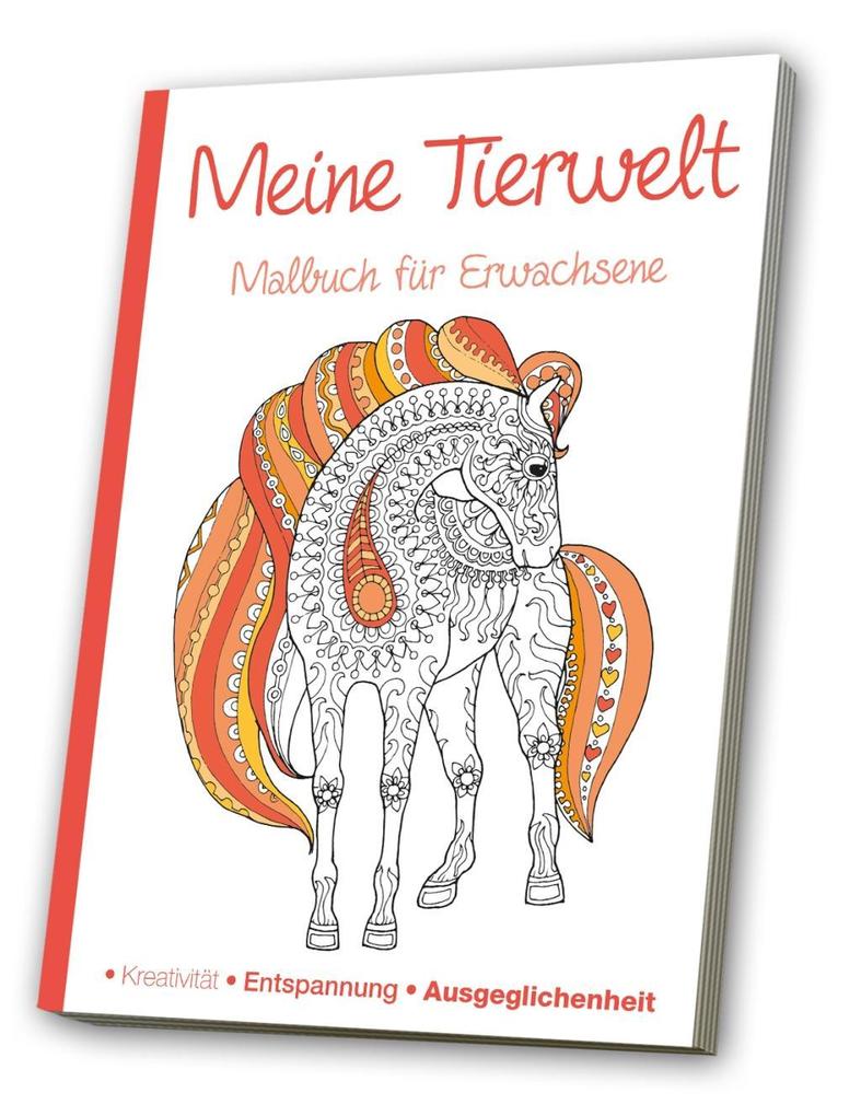 Produktbild: Malbuch für Erwachsene - Meine Tierwelt