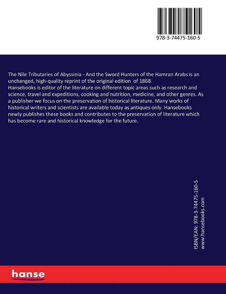 Weitere Ansicht: The Nile Tributaries of Abyssinia | Samuel White Baker, Sir Samuel White Baker