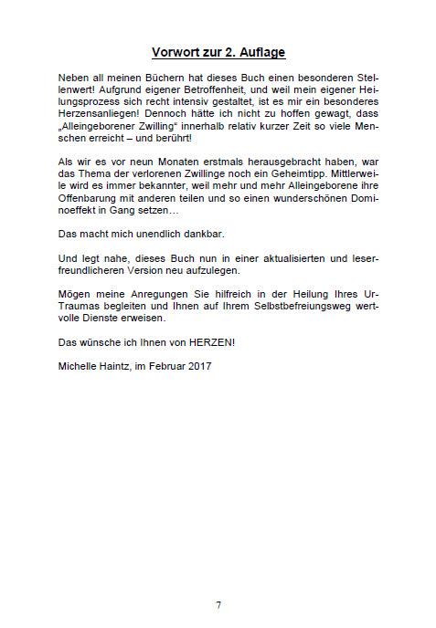 Weitere Ansicht: Alleingeborener Zwilling | Michelle Haintz