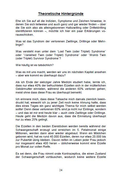 Weitere Ansicht: Alleingeborener Zwilling | Michelle Haintz