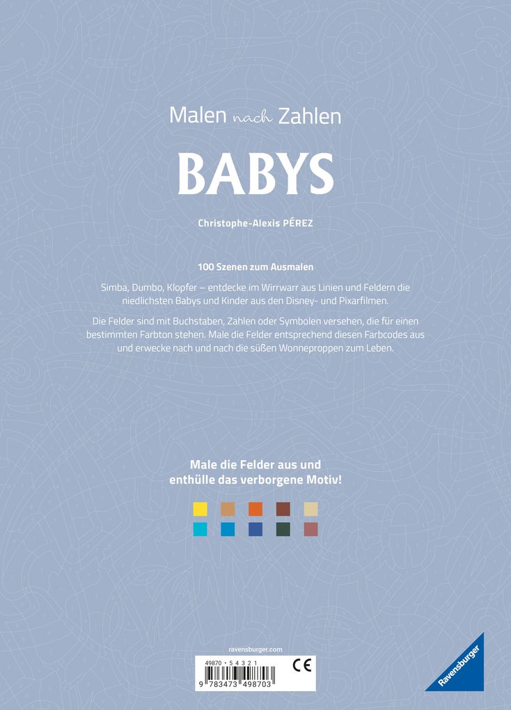 Weitere Ansicht: Disney Malen nach Zahlen: Babys