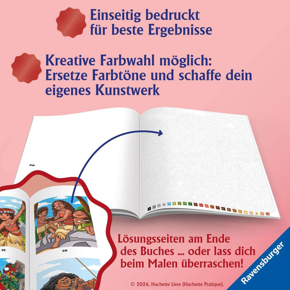 Weitere Ansicht: Disney Malen nach Zahlen - Vaiana