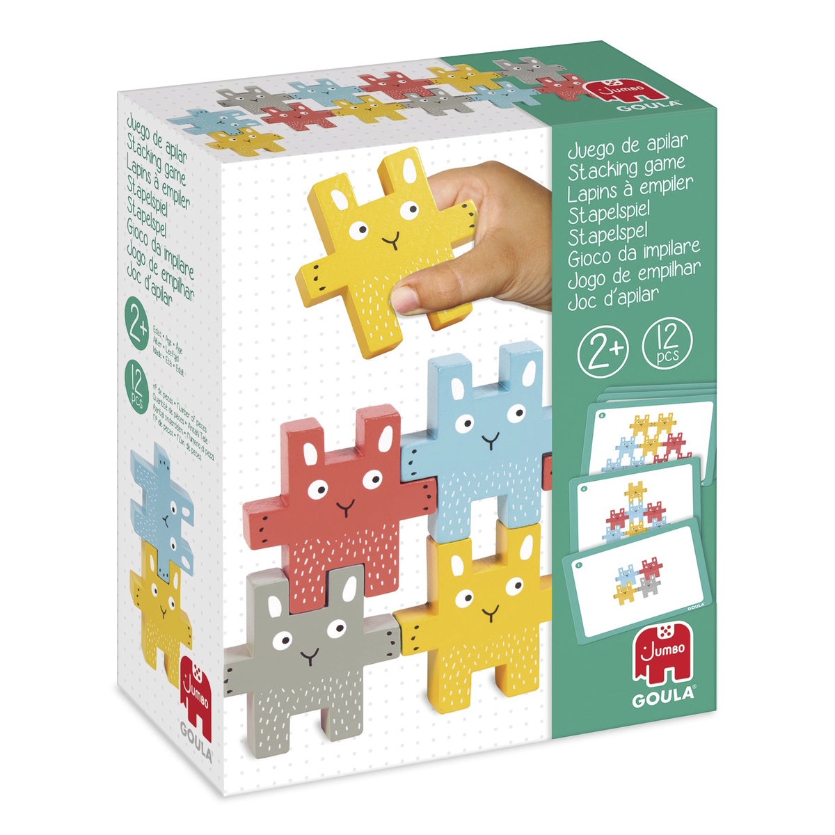 Produktbild: Goula Häschen-Stapelspiel 12-teilig
