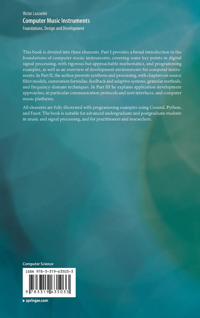 Weitere Ansicht: Computer Music Instruments | Victor Lazzarini