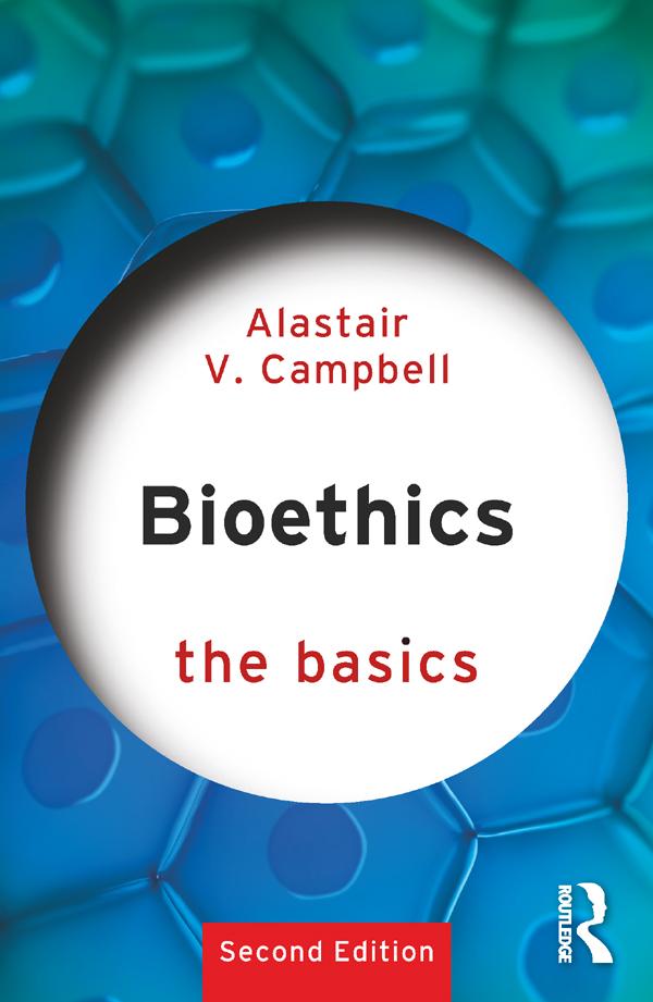 Produktbild: Bioethics: The Basics | Alastair Campbell