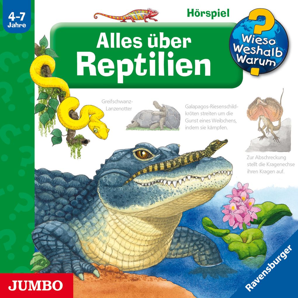 Produktbild: Alles über Reptilien [Wieso? Weshalb? Warum? Folge 64] | Patricia Mennen