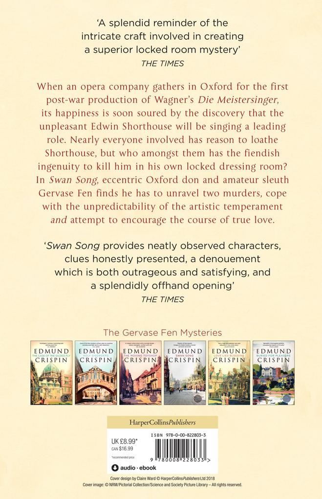 Weitere Ansicht: Swan Song | Edmund Crispin