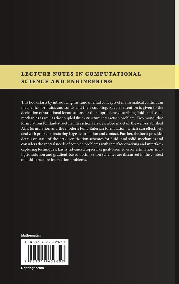 Weitere Ansicht: Fluid-structure Interactions | Thomas Richter