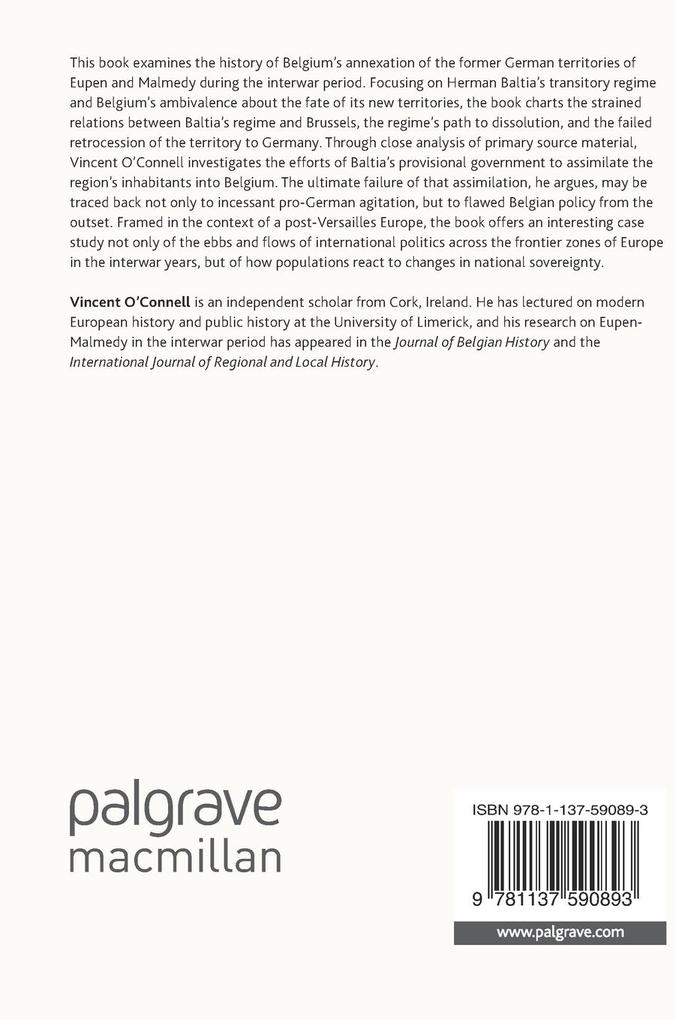 Weitere Ansicht: The Annexation of Eupen-Malmedy | Vincent O'Connell