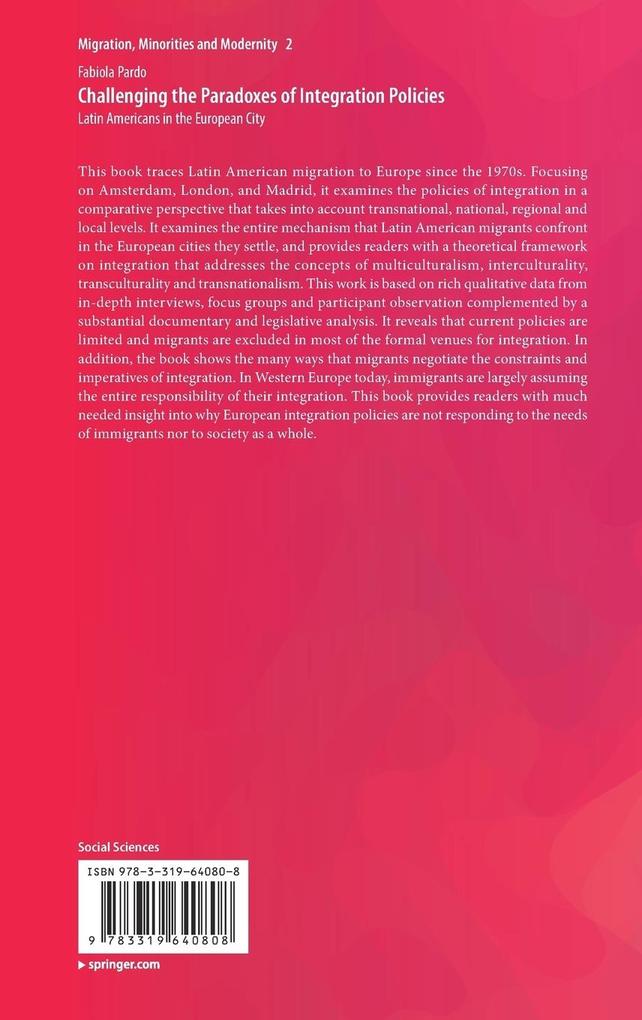 Weitere Ansicht: Challenging the Paradoxes of Integration Policies | Fabiola Pardo