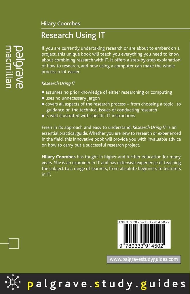 Weitere Ansicht: Research Using IT | Hilary Coombes