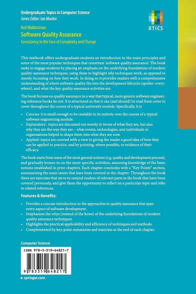 Weitere Ansicht: Software Quality Assurance | Neil Walkinshaw