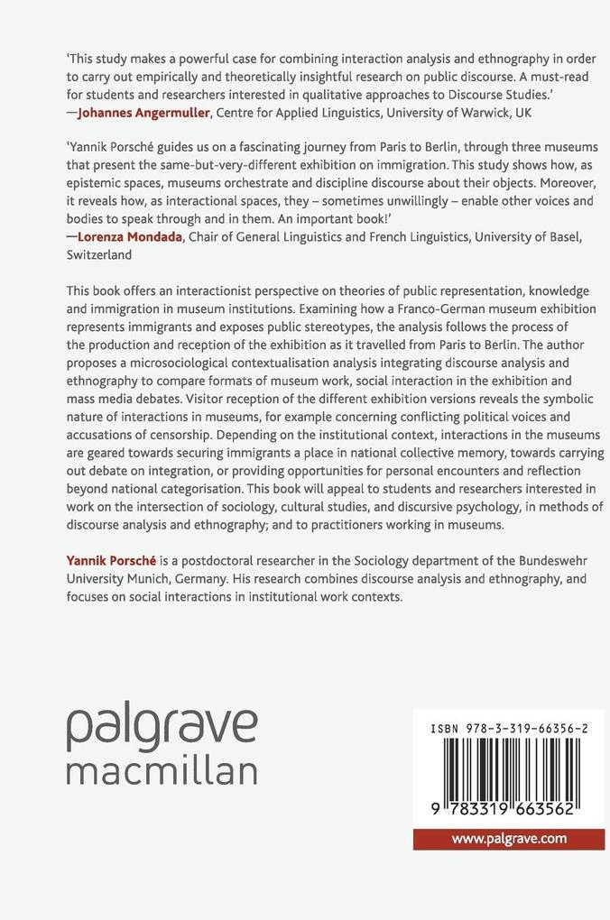 Weitere Ansicht: Public Representations of Immigrants in Museums | Yannik Porsché