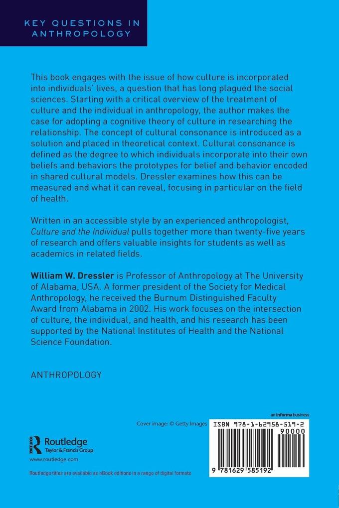 Weitere Ansicht: Culture and the Individual | William W Dressler