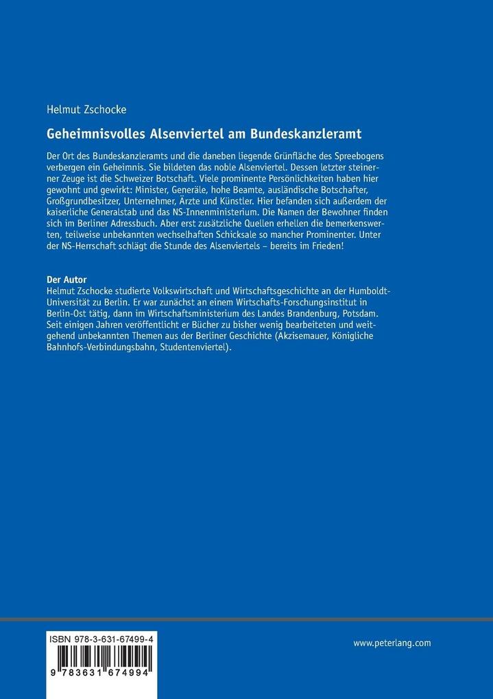 Weitere Ansicht: Geheimnisvolles Alsenviertel am Bundeskanzleramt | Helmut Zschocke