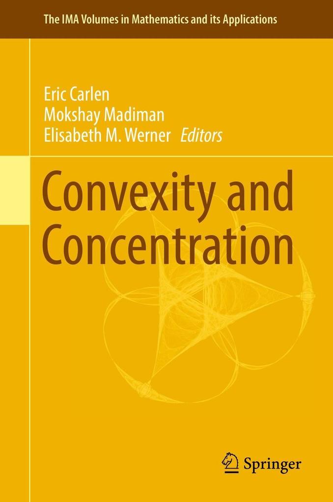 Produktbild: Convexity and Concentration