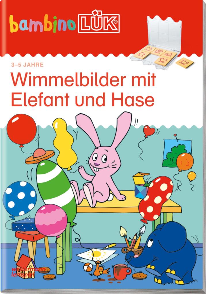 Produktbild: bambinoLÜK. Wimmelbilder mit Elefant und Hase | Michael Junga