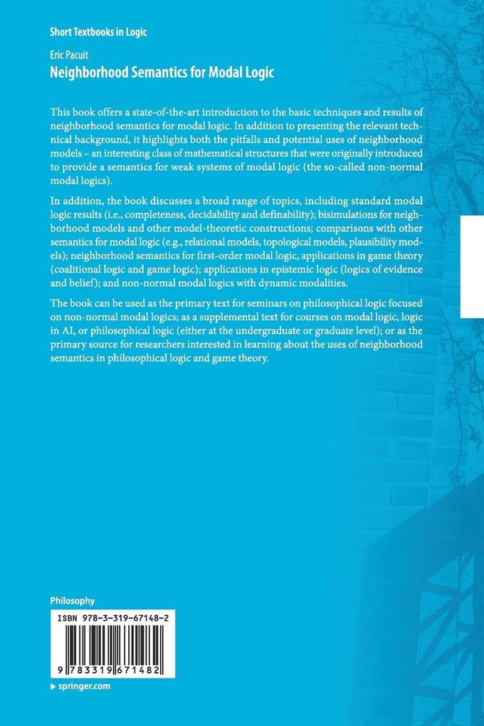 Weitere Ansicht: Neighborhood Semantics for Modal Logic | Eric Pacuit
