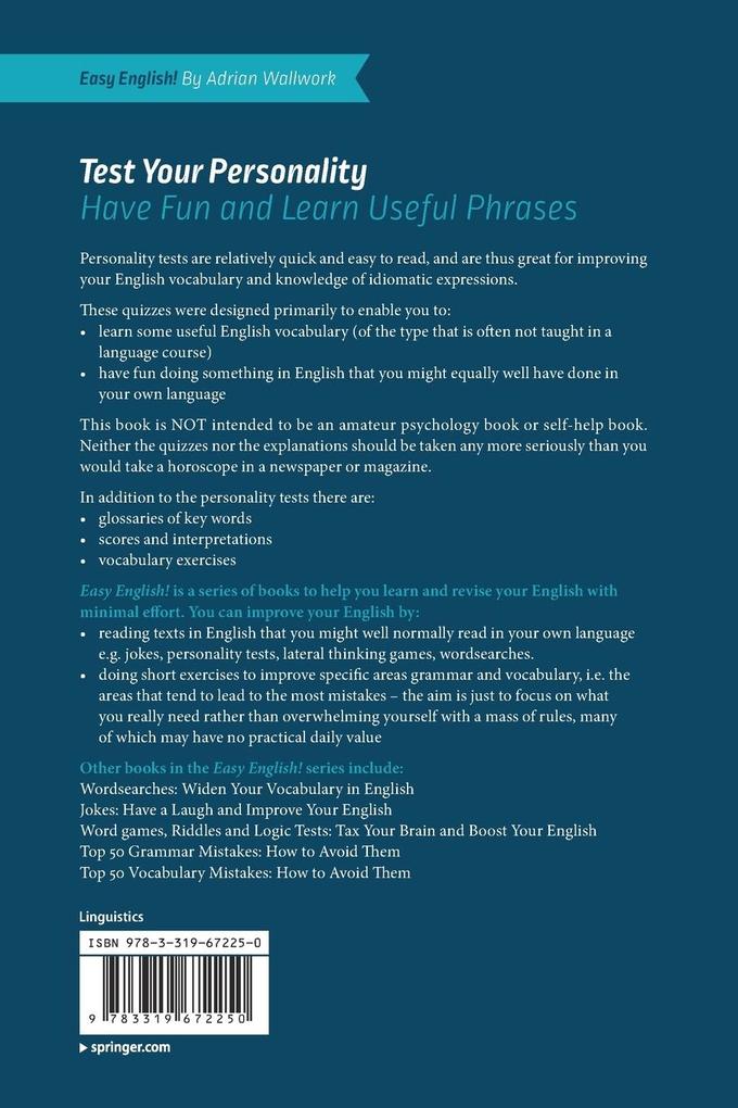 Weitere Ansicht: Test Your Personality | Adrian Wallwork