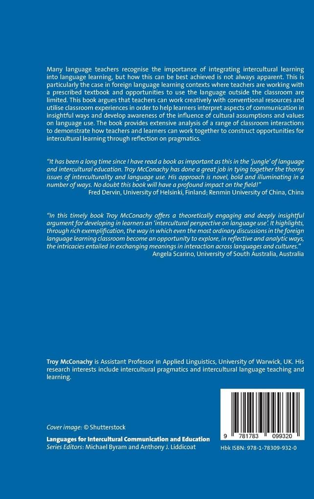 Weitere Ansicht: Developing Intercultural Perspectives on Language Use | Troy McConachy
