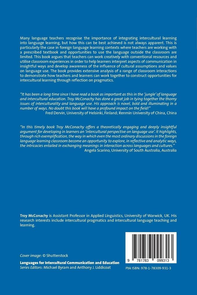 Weitere Ansicht: Developing Intercultural Perspectives on Language Use | Troy McConachy