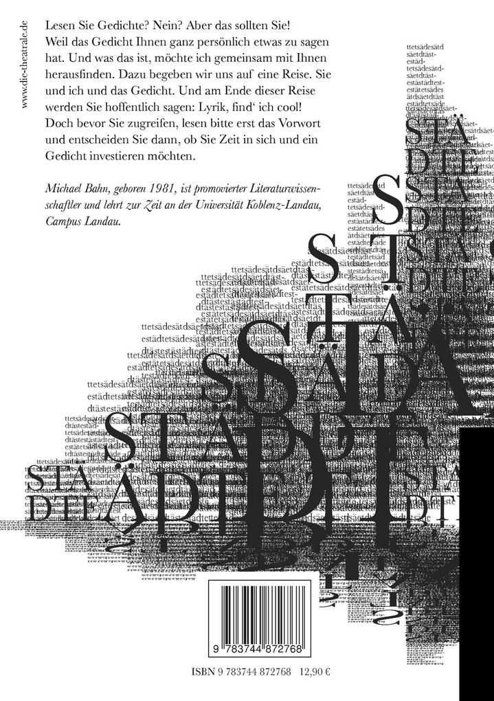 Weitere Ansicht: Lyrik erleben | Michael Bahn