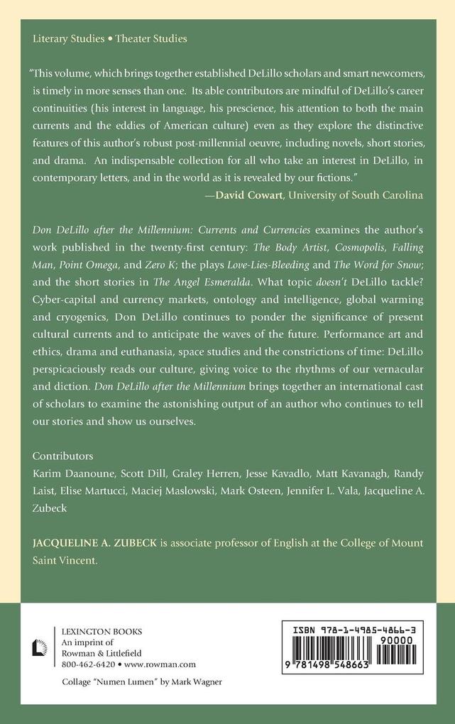 Weitere Ansicht: Don DeLillo after the Millennium