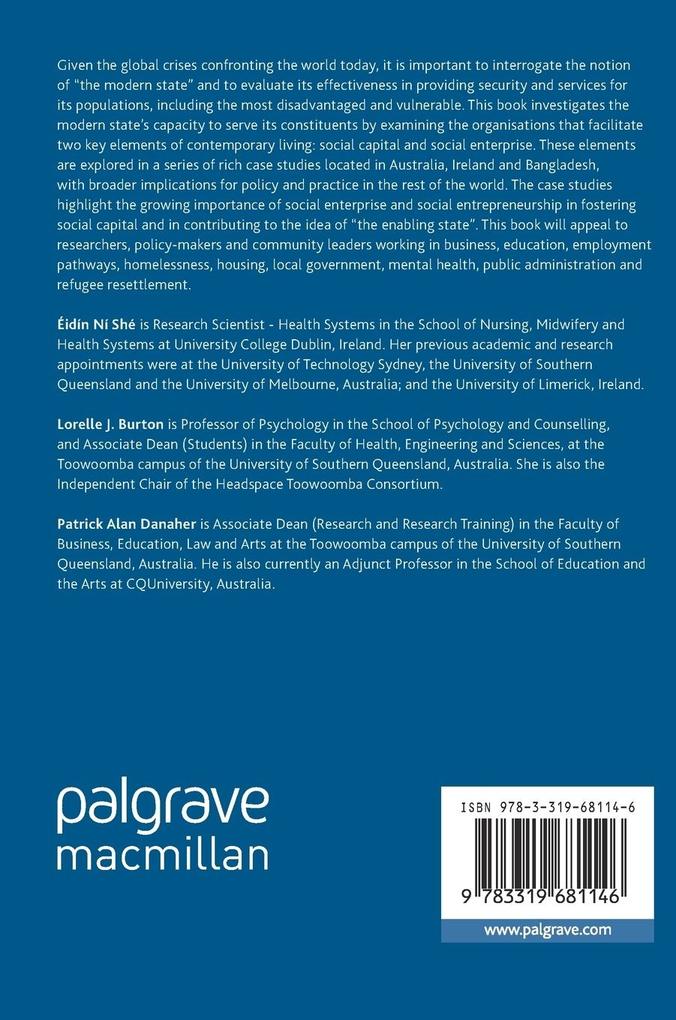 Weitere Ansicht: Social Capital and Enterprise in the Modern State