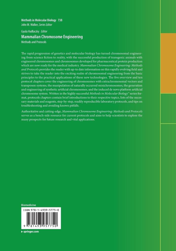 Weitere Ansicht: Mammalian Chromosome Engineering