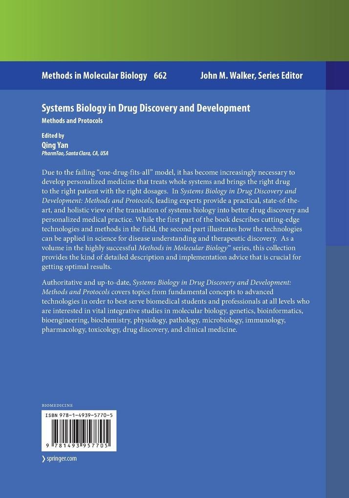 Weitere Ansicht: Systems Biology in Drug Discovery and Development