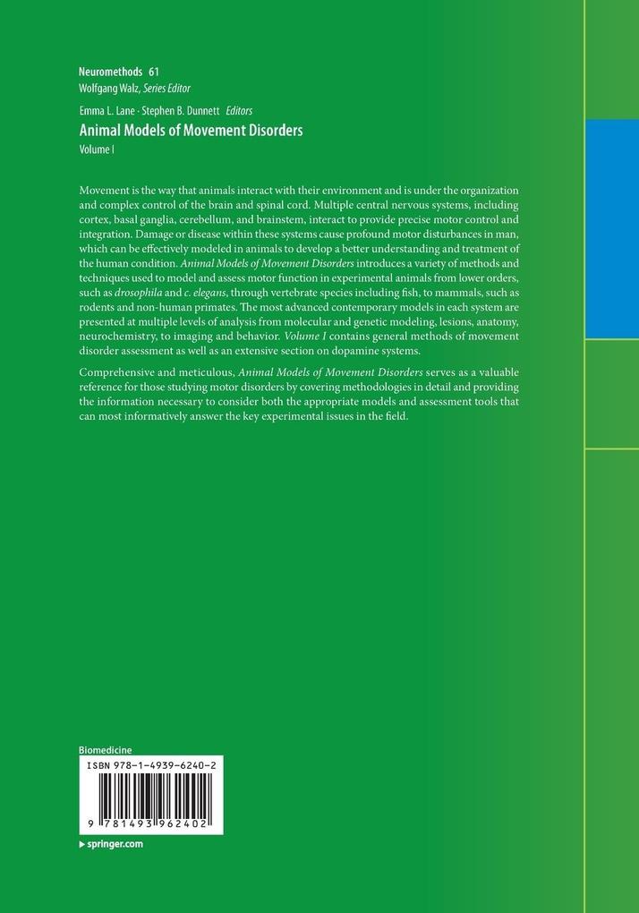 Weitere Ansicht: Animal Models of Movement Disorders