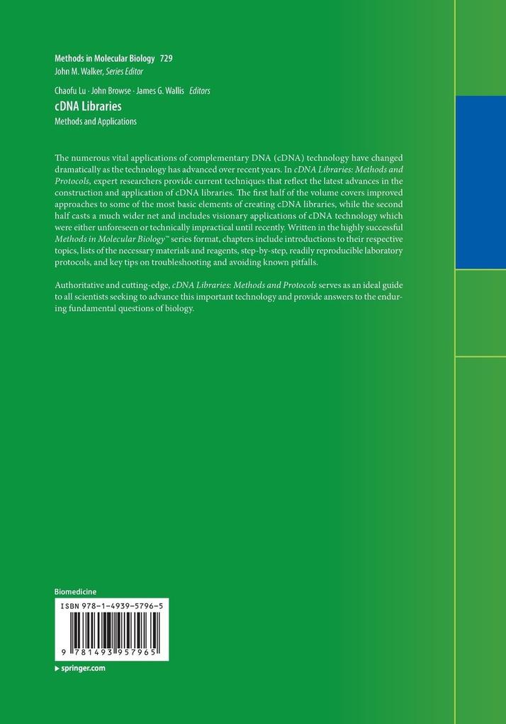 Weitere Ansicht: cDNA Libraries