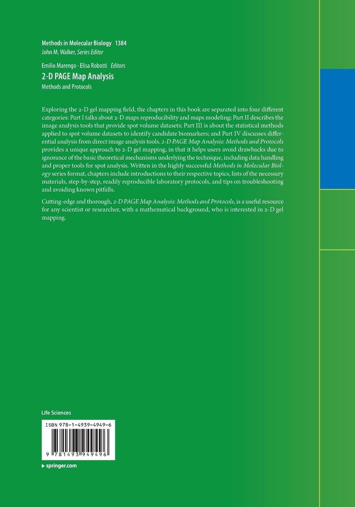 Weitere Ansicht: 2-D PAGE Map Analysis