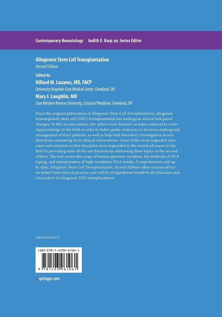 Weitere Ansicht: Allogeneic Stem Cell Transplantation