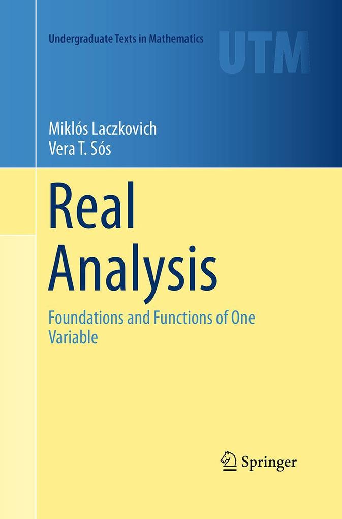 Produktbild: Real Analysis | Miklós Laczkovich, Vera T. Sós