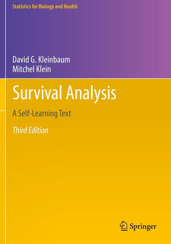 Produktbild: Survival Analysis | Mitchel Klein, David G. Kleinbaum