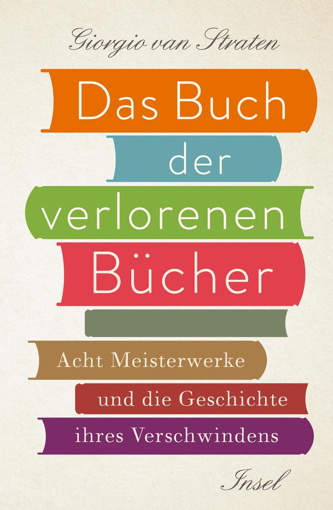Produktbild: Das Buch der verlorenen Bücher | Giorgio van Straten