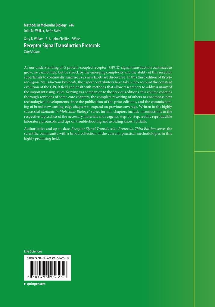 Weitere Ansicht: Receptor Signal Transduction Protocols