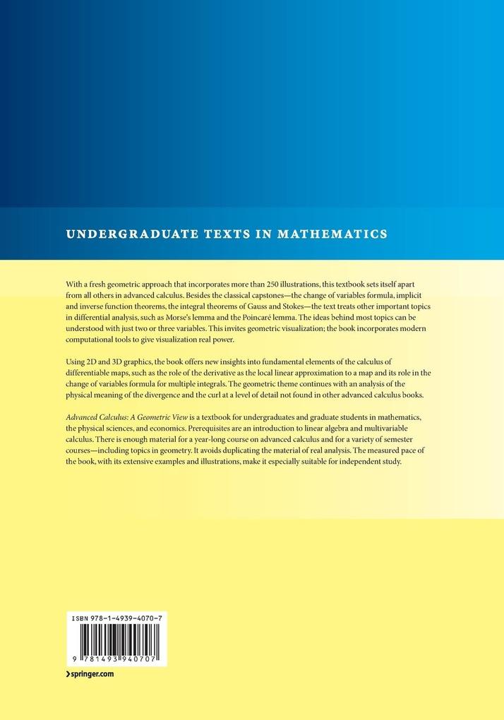 Weitere Ansicht: Advanced Calculus | James J. Callahan