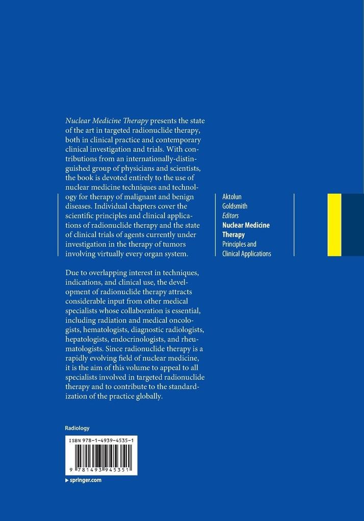 Weitere Ansicht: Nuclear Medicine Therapy